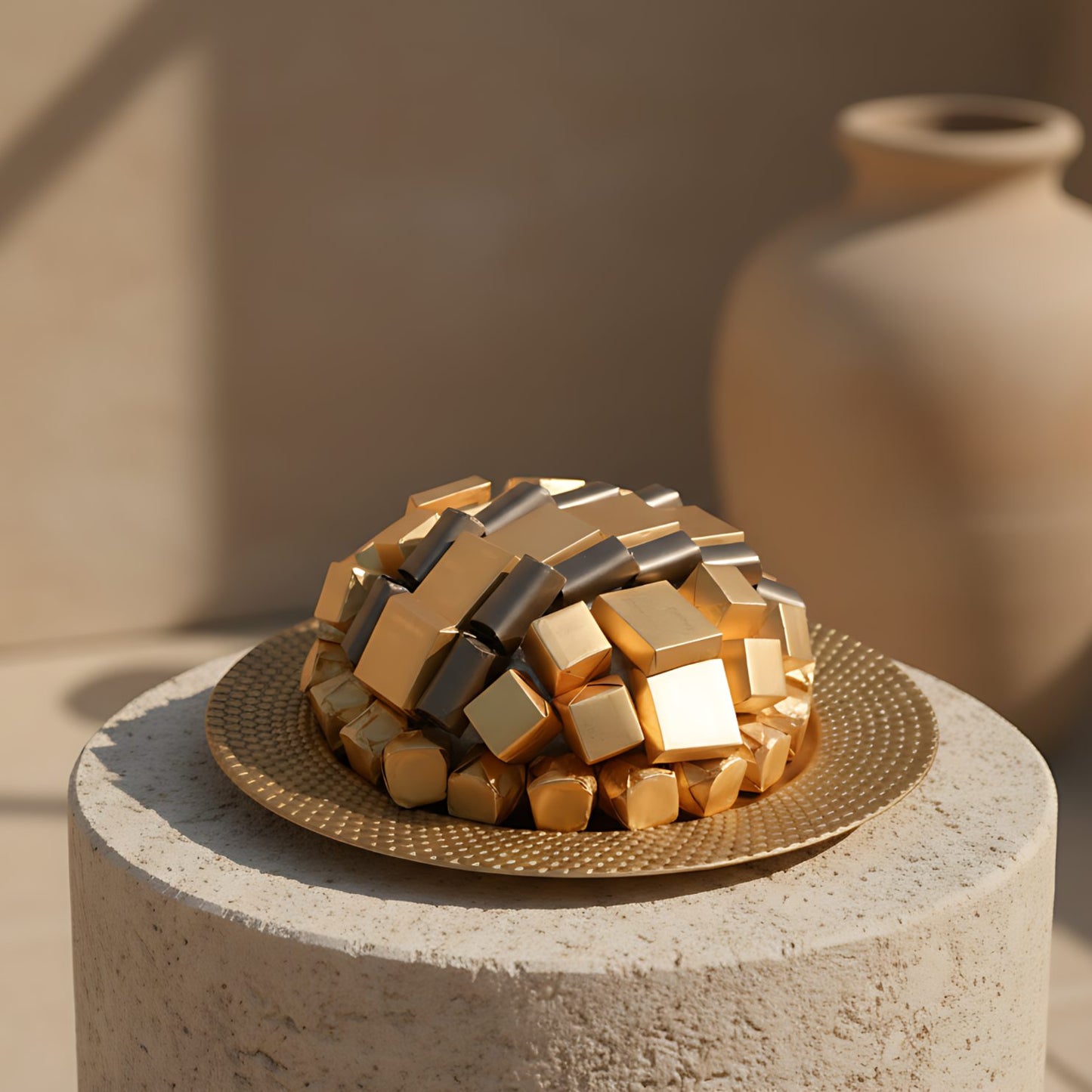 Amanah premium Patchi chocolate tray elegantly presented by Aiwa Flowers Dubai