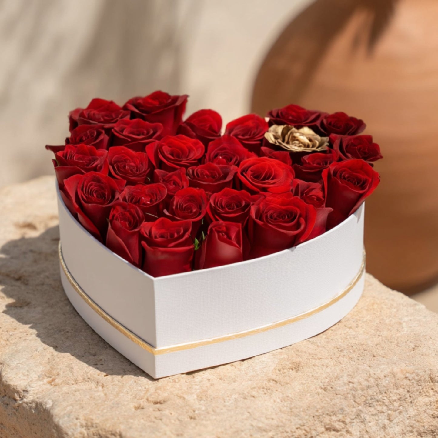 In my Heart - Red Rose Box