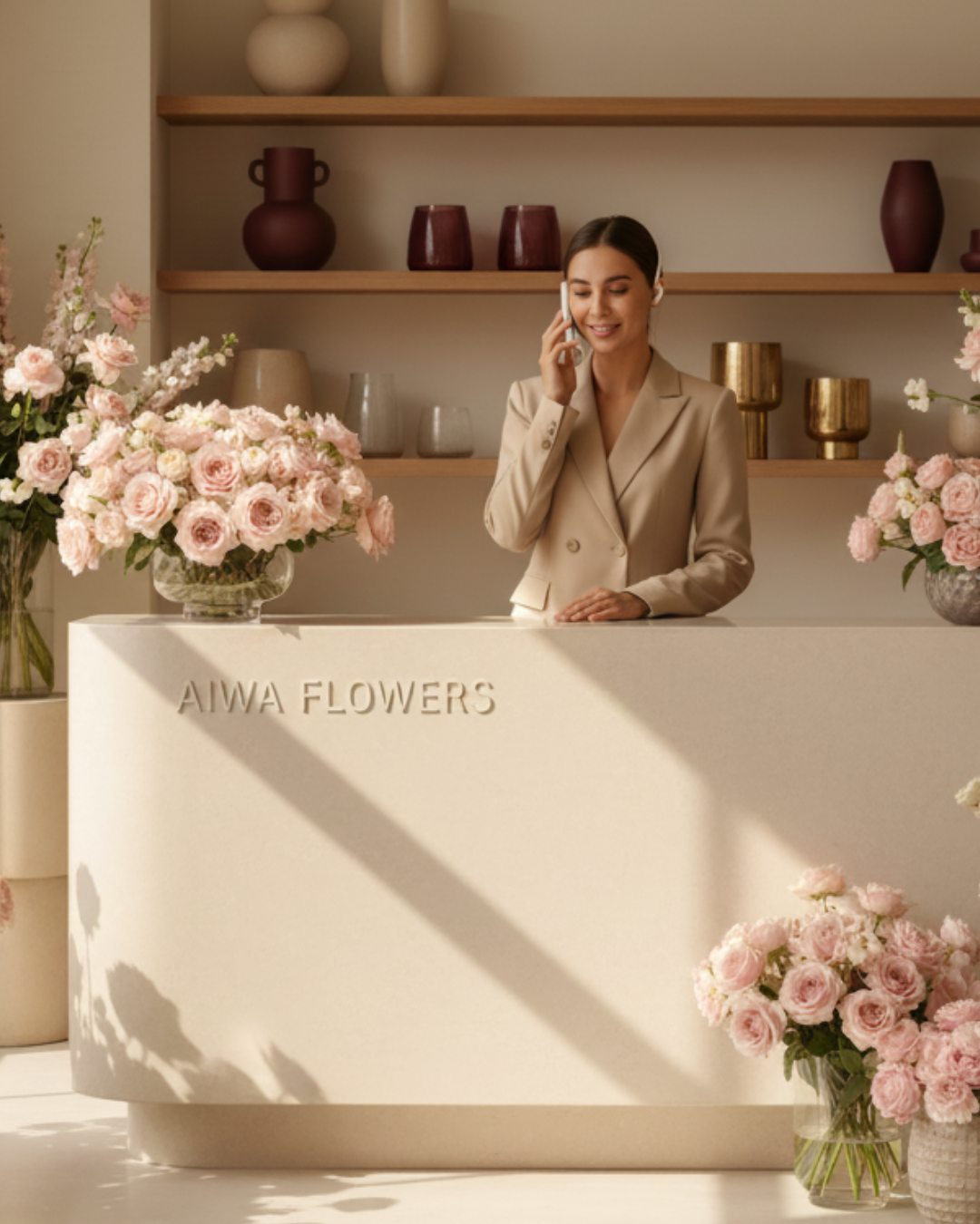 Aiwa Flowers customer service — talk to us, Dubai florist