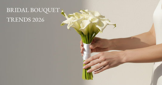 Bridal bouquet trends Dubai 2026 single variety modern