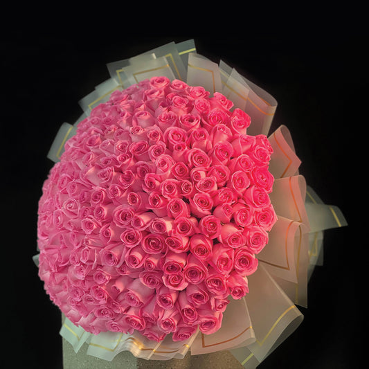 Pink Roses Bouquet