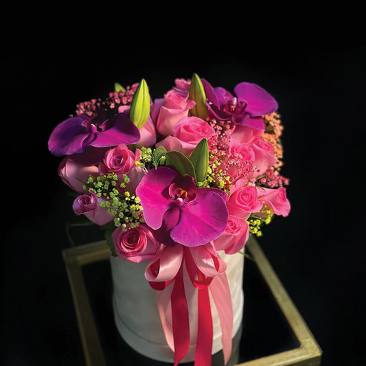 Fucsia Flowers Box