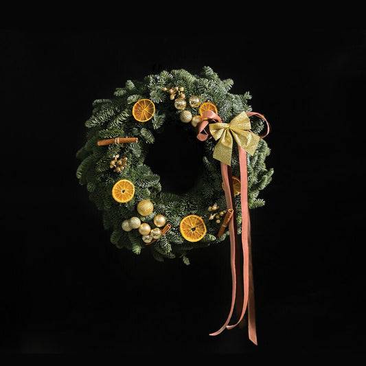 Christmas Gold Wreath