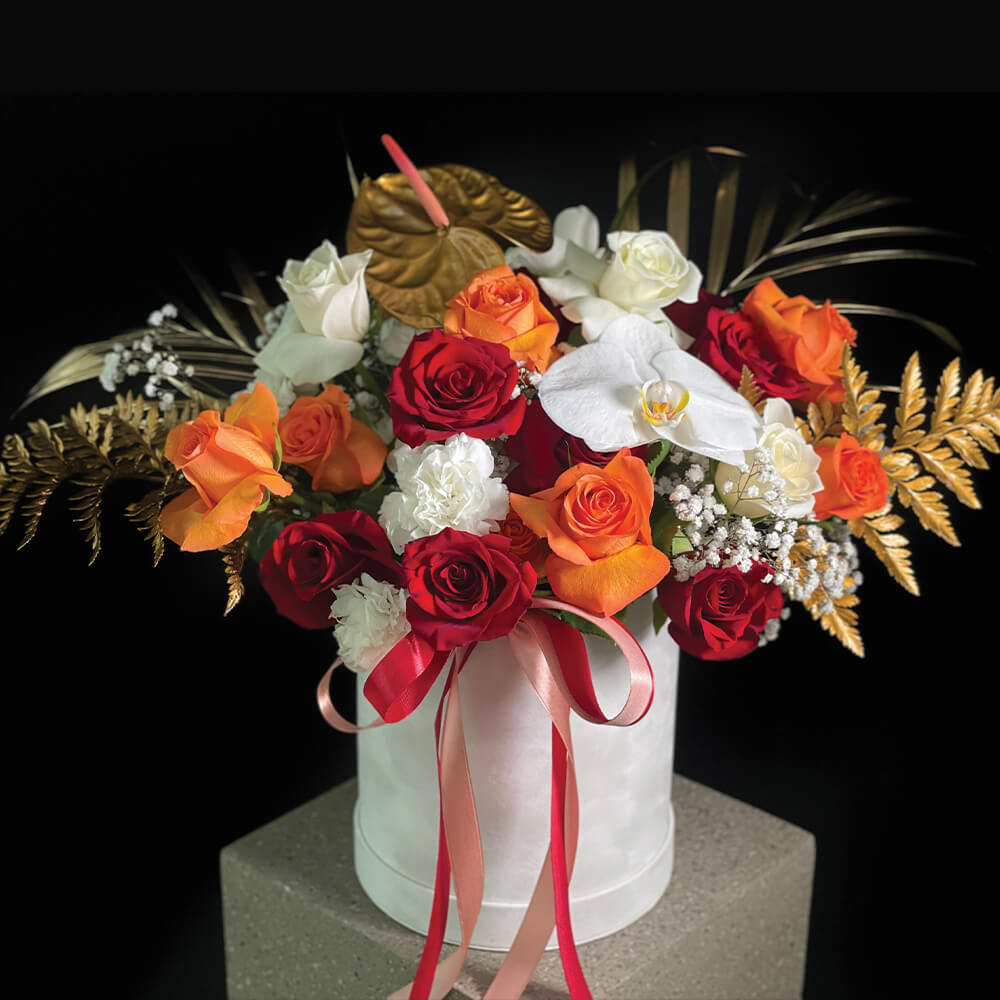 mist flowers bouquet