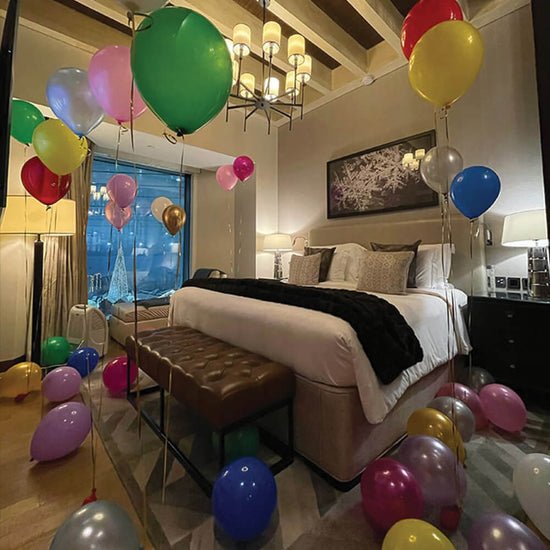 Rainbow Balloons Setup