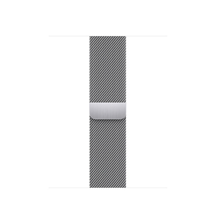 Apple Watch Silver Stainless Steel Case with Milanese Loop