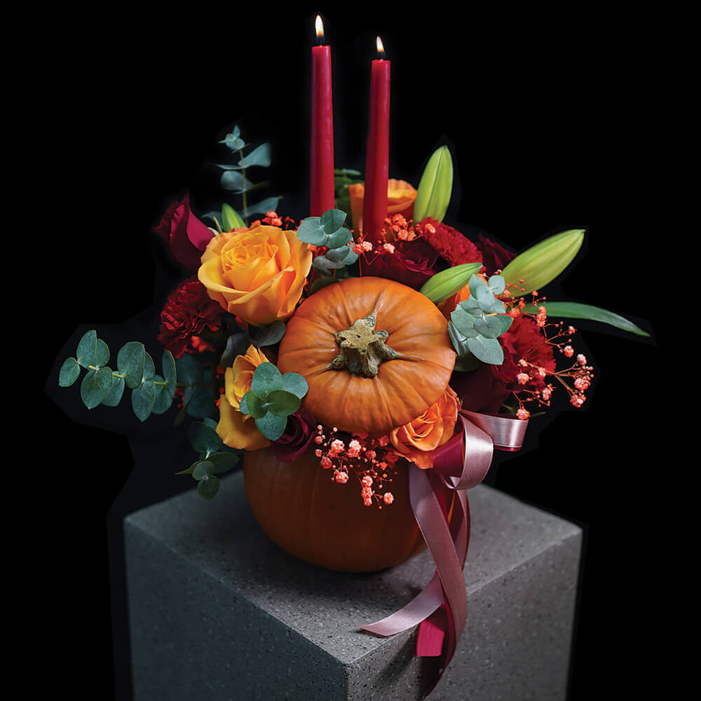 Trick or Treat Flowers Box, flowers shop near me, flower bouquet