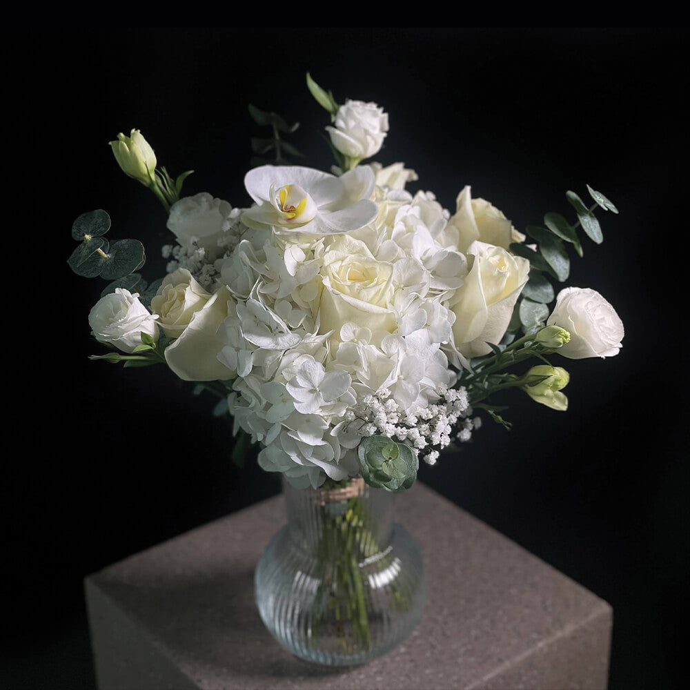 Vanessa Arrangement in a Clear Vase