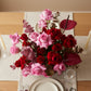 Blush Garden Centerpiece — styled event setting — Aiwa Flowers, Dubai UAE