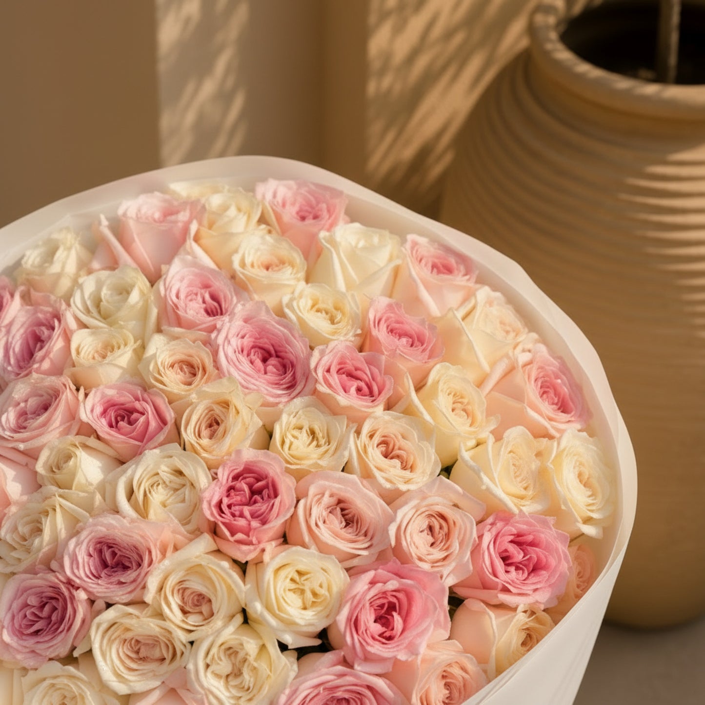 Aiwa Flowers Candy Roses bouquet — hero view | luxury flower delivery Dubai