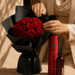 Crimson Ritual gift set by Aiwa Flowers — roses view, luxury flowers and partner brand pairing for same-day delivery in Dubai UAE