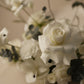 Domino Centerpiece — close-up floral detail — Aiwa Flowers, Dubai UAE