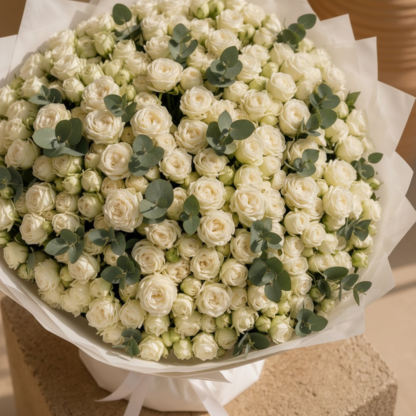 Aiwa Flowers Garden Mist bouquet — hero view | luxury flower delivery Dubai