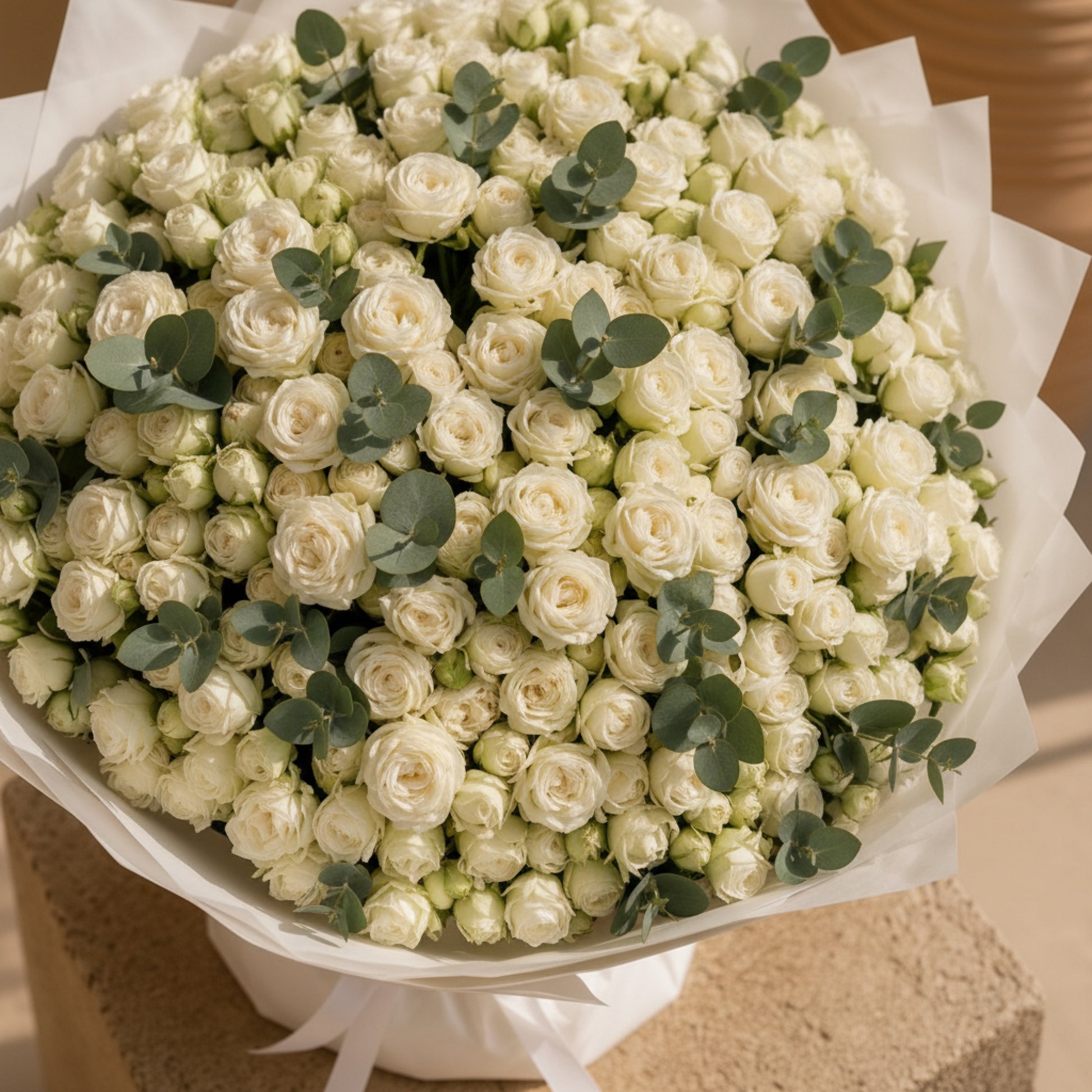 Aiwa Flowers Garden Mist bouquet — hero view | luxury flower delivery Dubai
