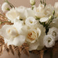 Ivory Garden Rose Centerpiece — styled event setting — Aiwa Flowers, Dubai UAE