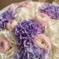 Aiwa Flowers Lavender Cloud bouquet — side angle view | luxury flower delivery Dubai