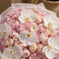 Aiwa Flowers Orchid Ballet bouquet — top view view | luxury flower delivery Dubai