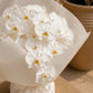 Aiwa Flowers Pure Orchid bouquet — side angle view | luxury flower delivery Dubai