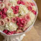 Aiwa Flowers Rosé Amour bouquet — top view view | luxury flower delivery Dubai