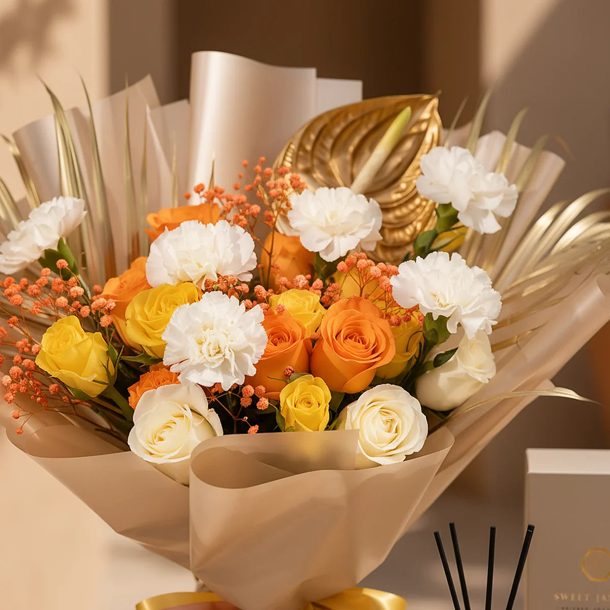 Sandcastle Gift Set gift set by Aiwa Flowers — flowers view, luxury flowers and partner brand pairing for same-day delivery in Dubai UAE
