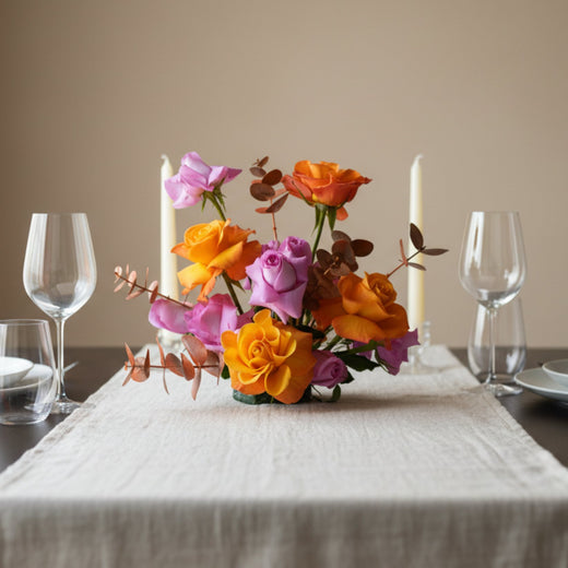 Sunset Bloom Centerpiece