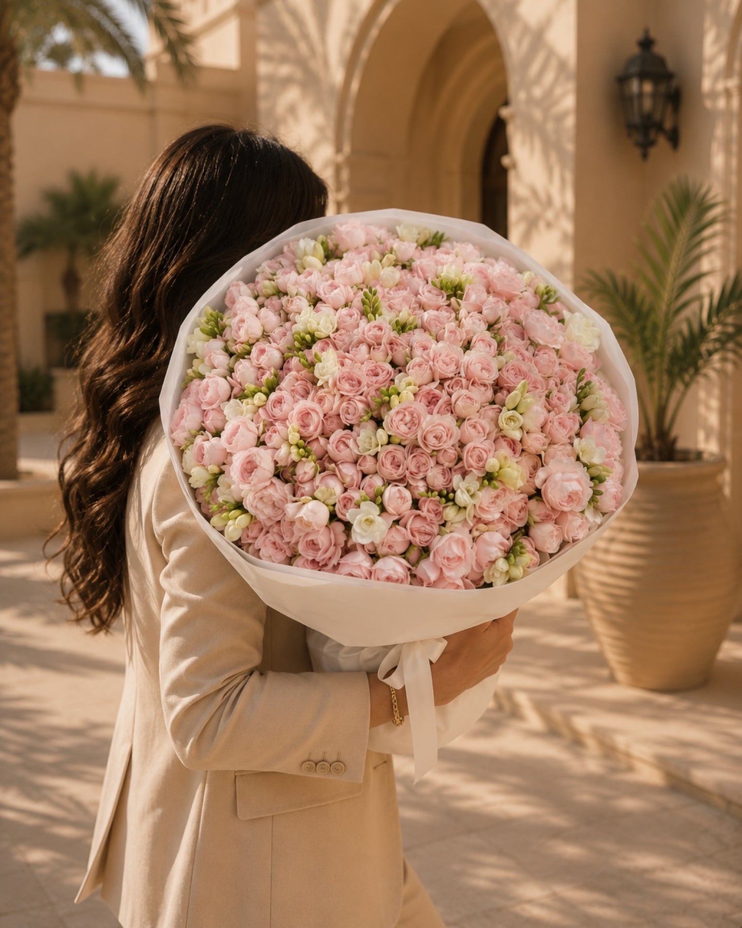 Aiwa Flowers Versailles Garden bouquet — hero view | luxury flower delivery Dubai