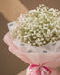 Close-up of white gypsophila baby's breath by AIWA Flowers Dubai