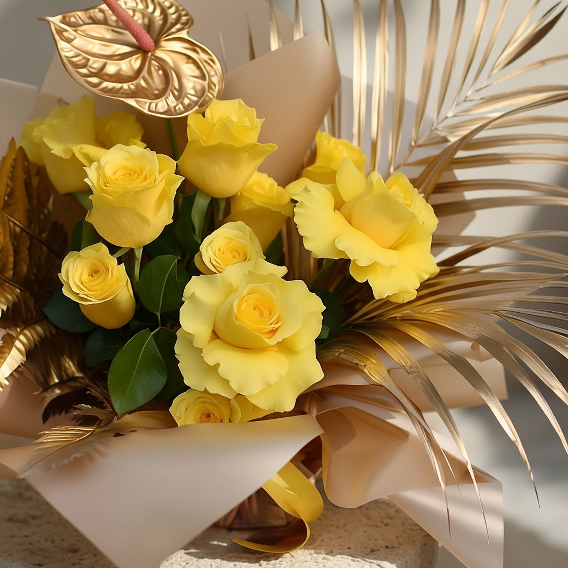 Aiwa Barakat — side view | luxury Eid Al Adha 2026 flower arrangement Dubai