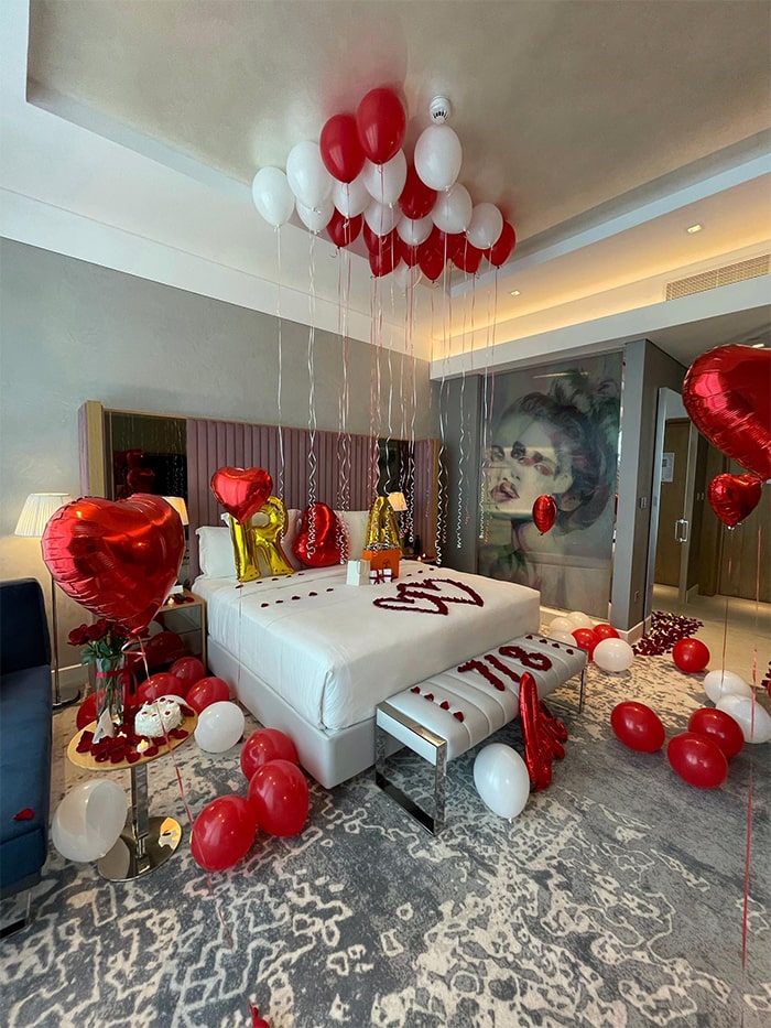 Room Decoration Service Regular Bedroom Setup Aiwa Flowers