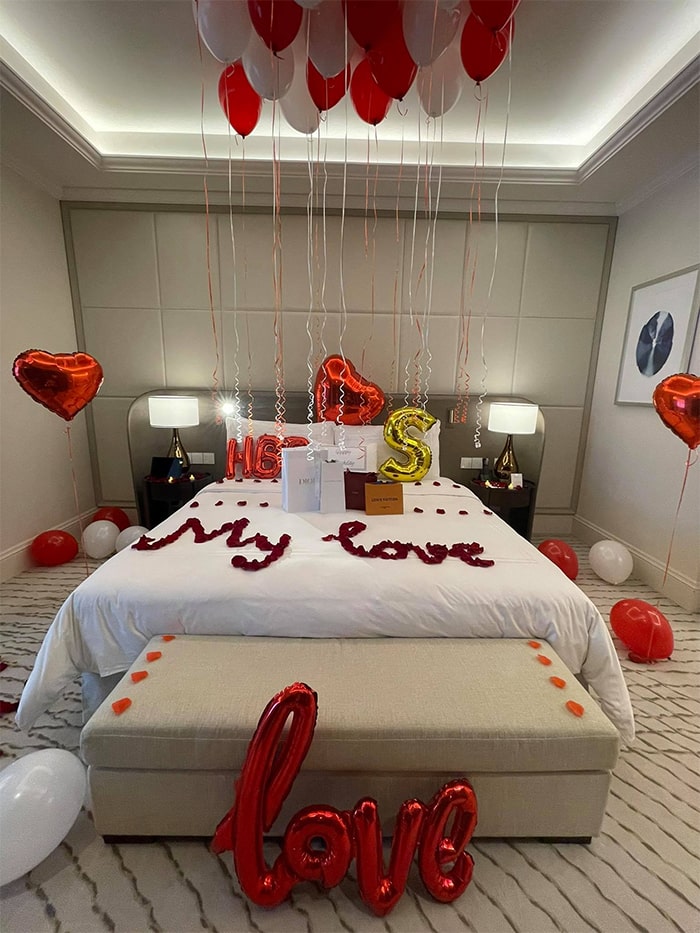 Room Decoration Service Regular Bedroom Setup Aiwa Flowers