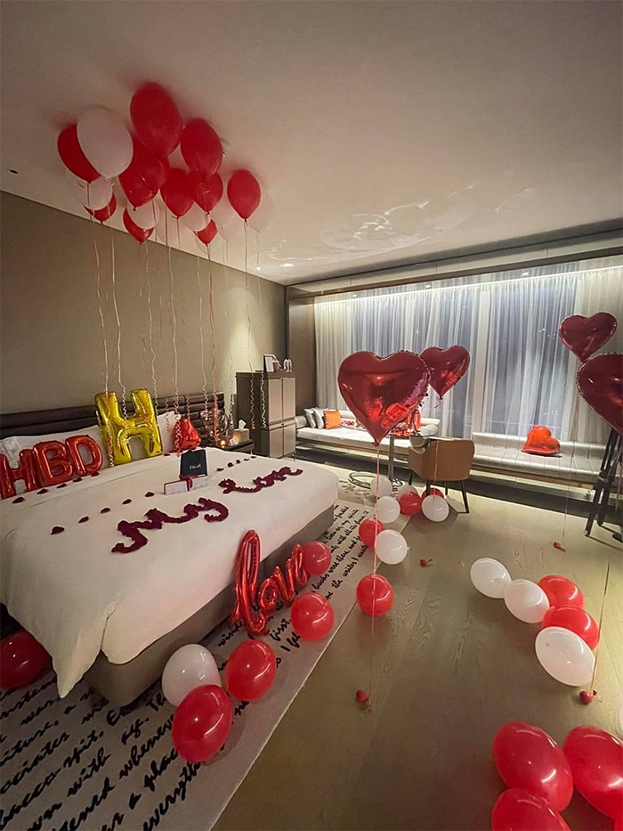 Room Decoration Service Regular Bedroom Setup Aiwa Flowers