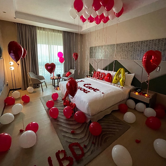 Room Decoration Service Regular Bedroom Setup Aiwa Flowers