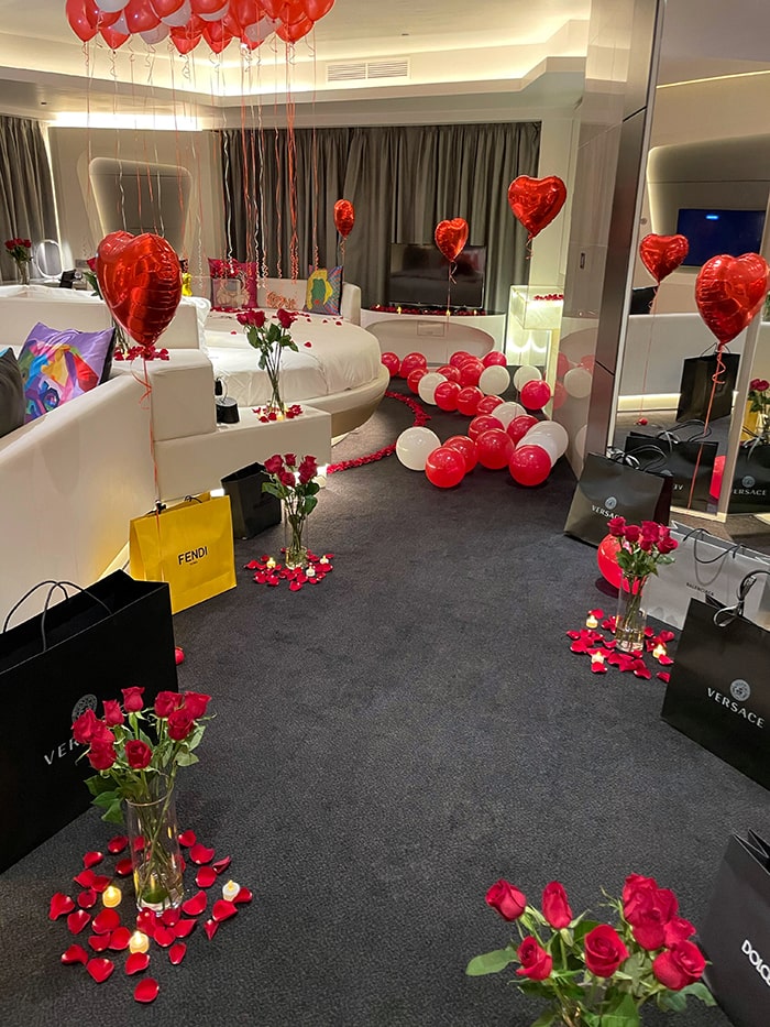 VIP Room Setup | Room Decoration Services | Aiwa Flowers